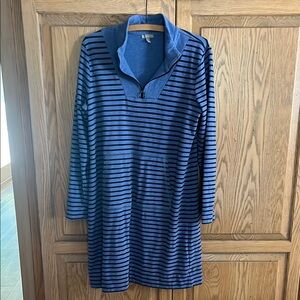 Talbots Striped Active Sweater Dress